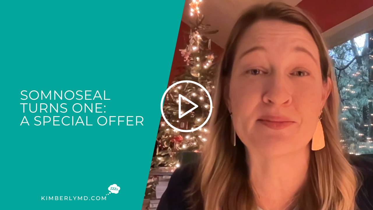 SomnoSeal Turns One: A Special Offer